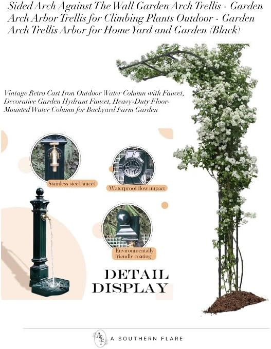 I'm thrilled with my new garden arch and water column! Perfect for my outdoor space. #GardenDecor... | Amazon (US)
