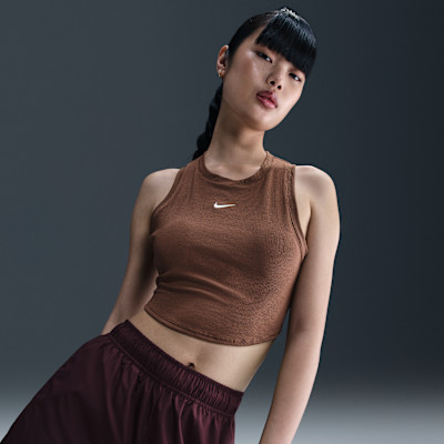 Nike Sportswear Chill KnitWomen's Tight Cropped Mini-Rib Tank Top | Nike (US)