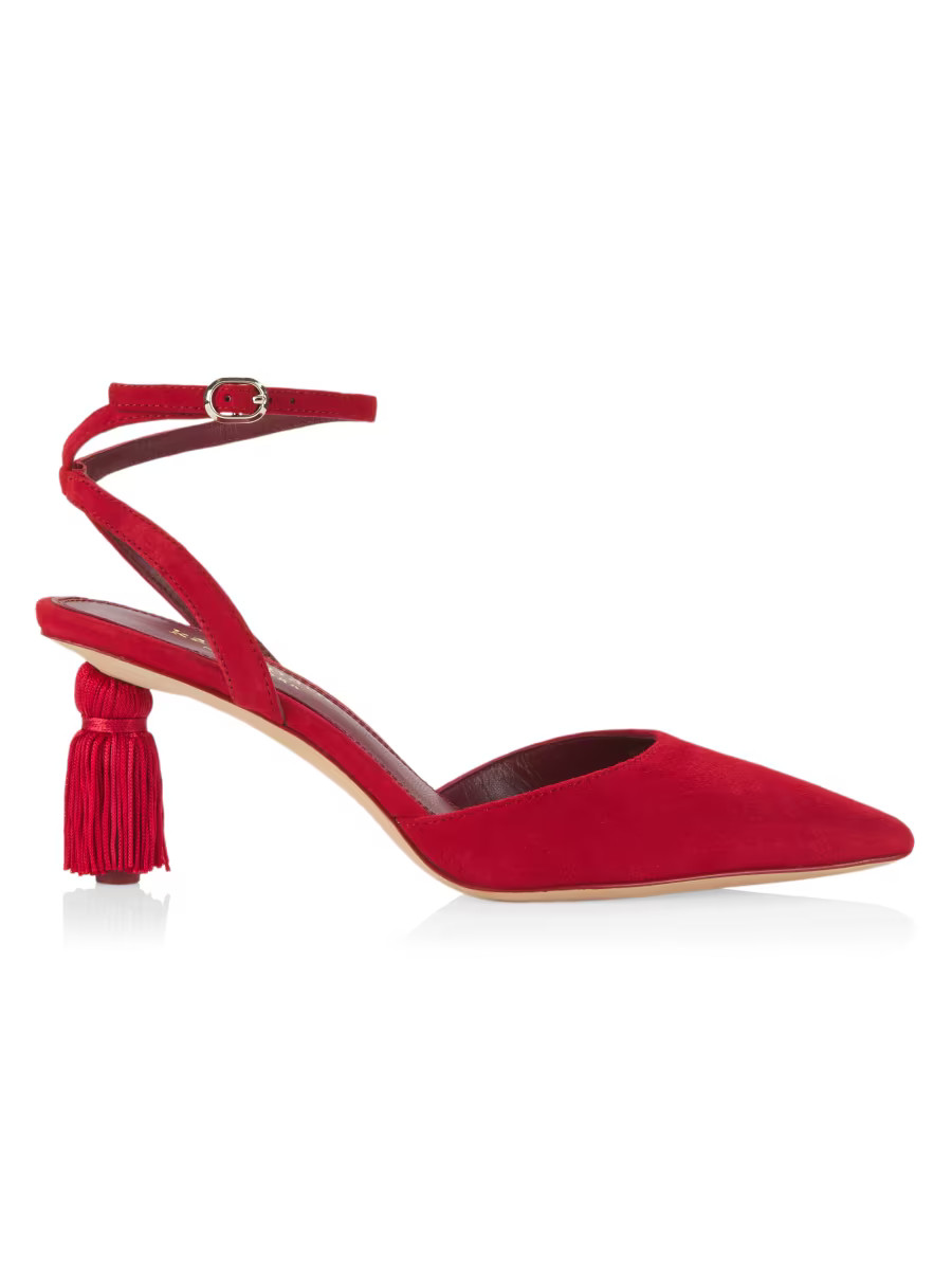 Voila Tassel-Heel Leather Pumps | Saks Fifth Avenue