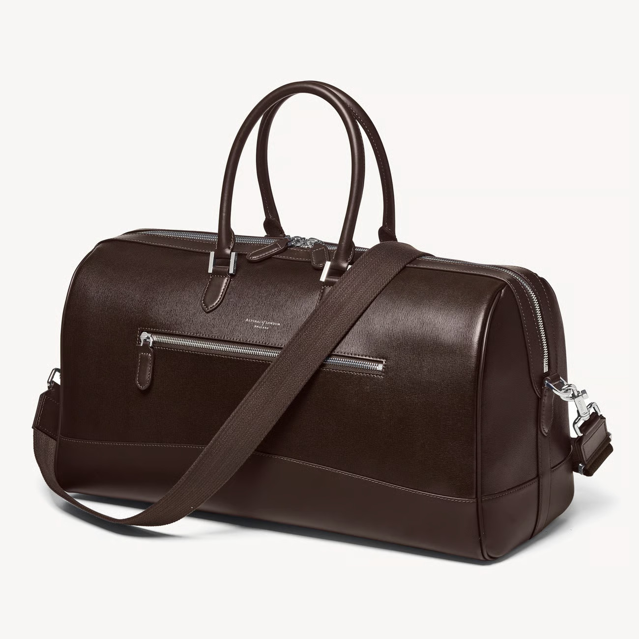 City Holdall

        
            
            Dark Brown Saffiano | Aspinal of London US