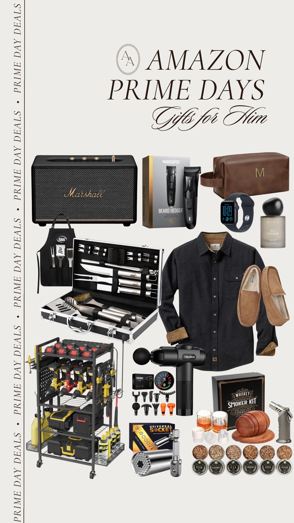 My top gift ideas for him! All on sale for Amazon Prime Days & a great time to get ahead on holiday shopping!

Gifts for him || gift guide || Amazon prime days || big deal days || men’s gift ideas ||
