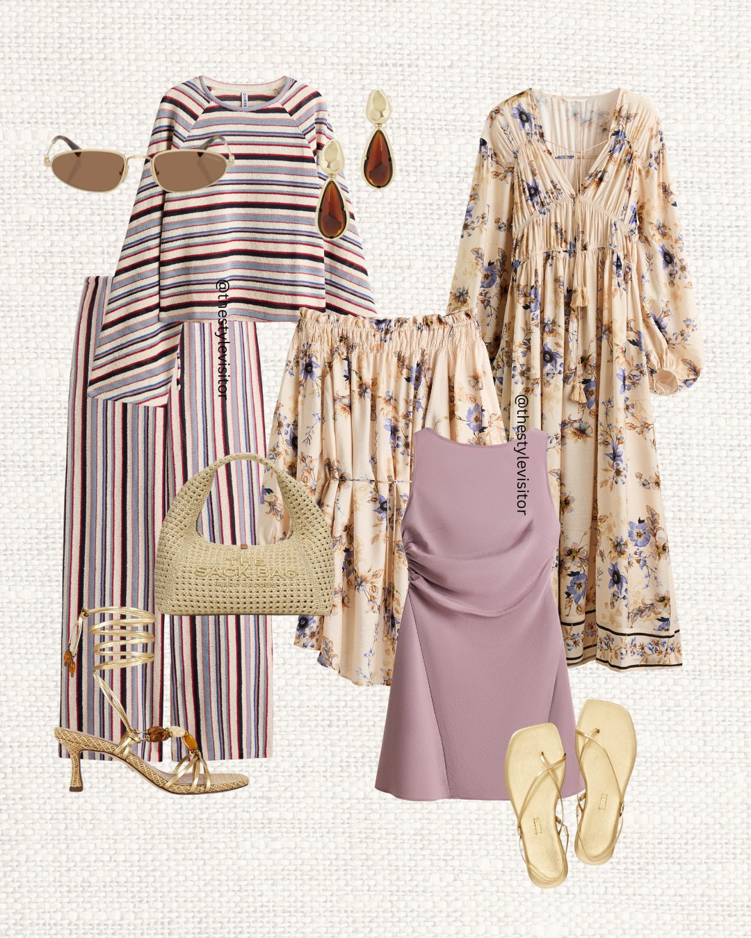 Soft Florals You’ll Wear on Repeat 🌸

Romantic florals, soft stripes and muted mauve create the prettiest combination for late summer and early autumn 🍂 

Hit that ❤️ button to come back later to shop.

Keywords: floral dress, floral skirt, striped knit, mauve dress, feminine style, romantic outfits, vacation outfits, holiday style, resort wear, neutral fashion, summer to fall, elegant dresses, woven bag, gold sandals, statement earrings, soft colour palette, chic wardrobe, effortless dressing, weekend outfits, brunch outfit, timeless style, elevated basics, feminine fashion, outfit inspiration

#LTKsummer #LTKdatenight #LTKdresses
