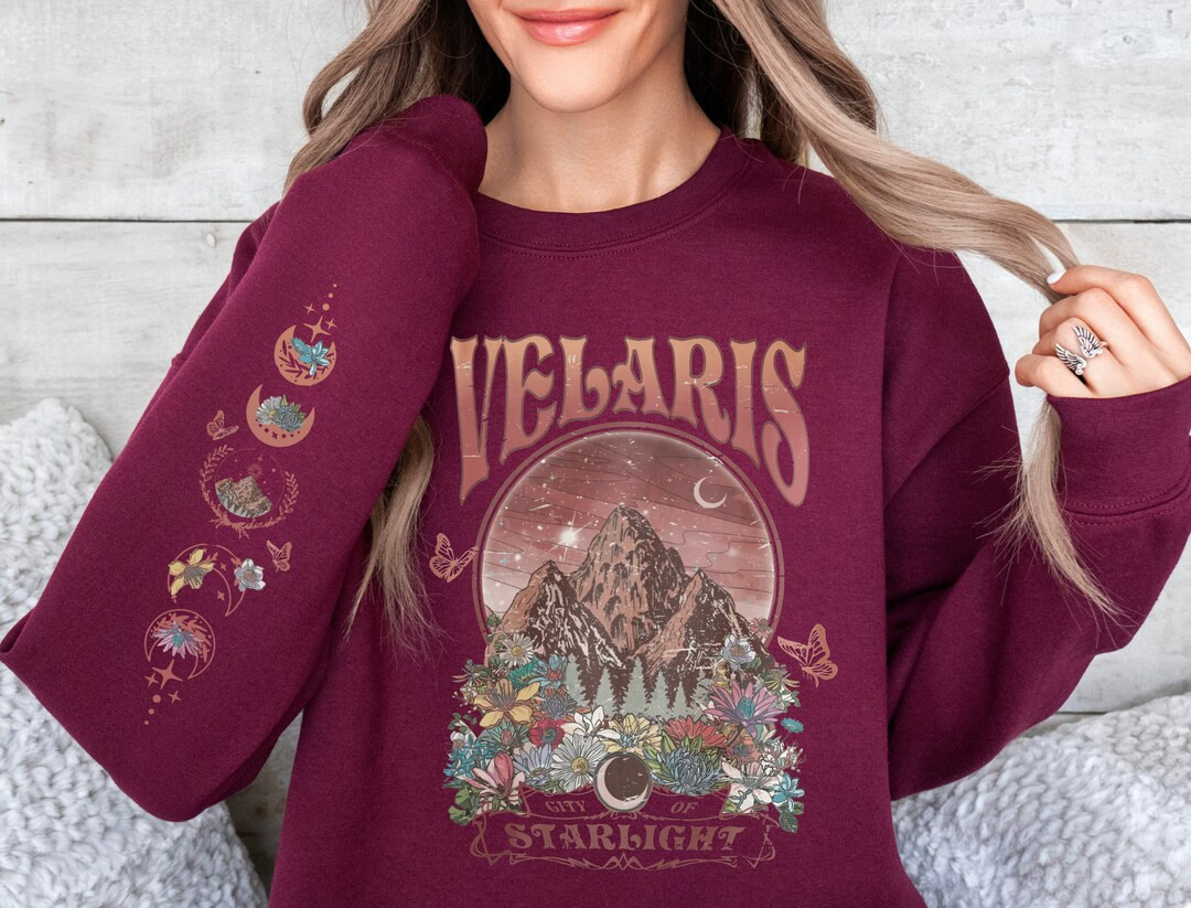 Velaris City Of Starlight ACOTAR Two-Sided Sweatshirt, The Night Court Shirt, Court of Dreams, Rh... | Etsy (US)