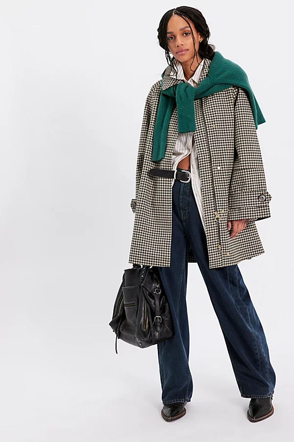 Barbour Kennedy Check Showerproof Jacket | Free People (Global - UK&FR Excluded)