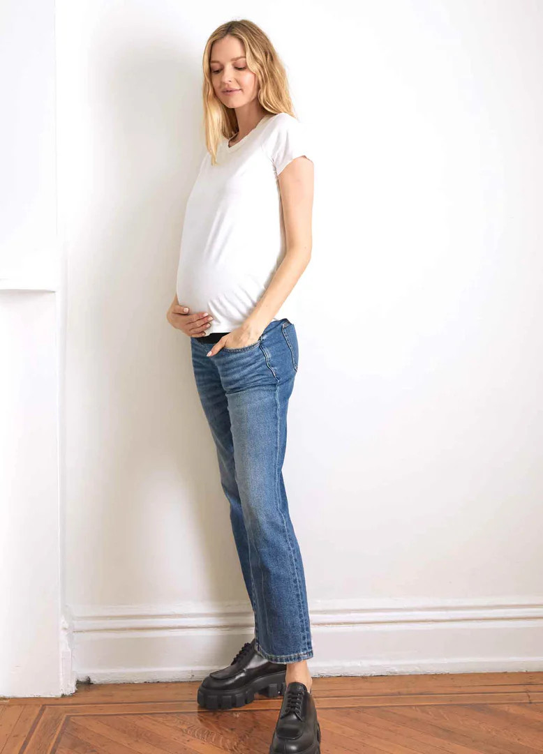 The Over the Bump Straight Maternity Jean | Hatch Collection