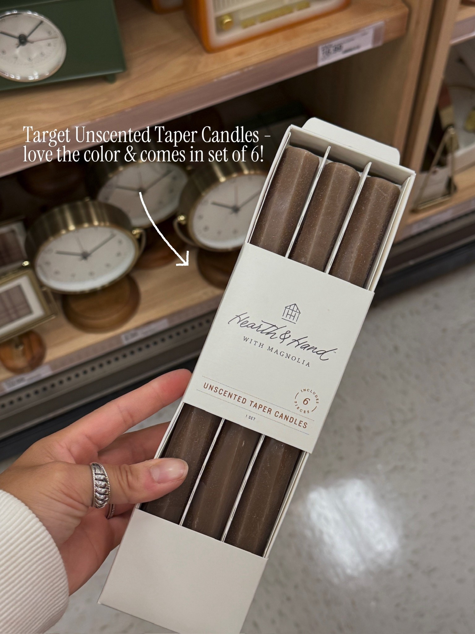 Target Unscented Taper Candles - love this color! Comes in set of 6 and 2 different sizes!

target, target home, hearth & hand, target seasonal, target fall, affordable home finds, budget friendly home, fall tablescape, thanksgiving tablescape 

#LTKStyleTip #LTKHome #LTKSeasonal