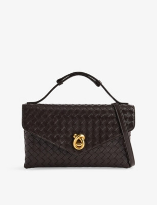 Knot Lock Leather Top-Handle Bag | Selfridges