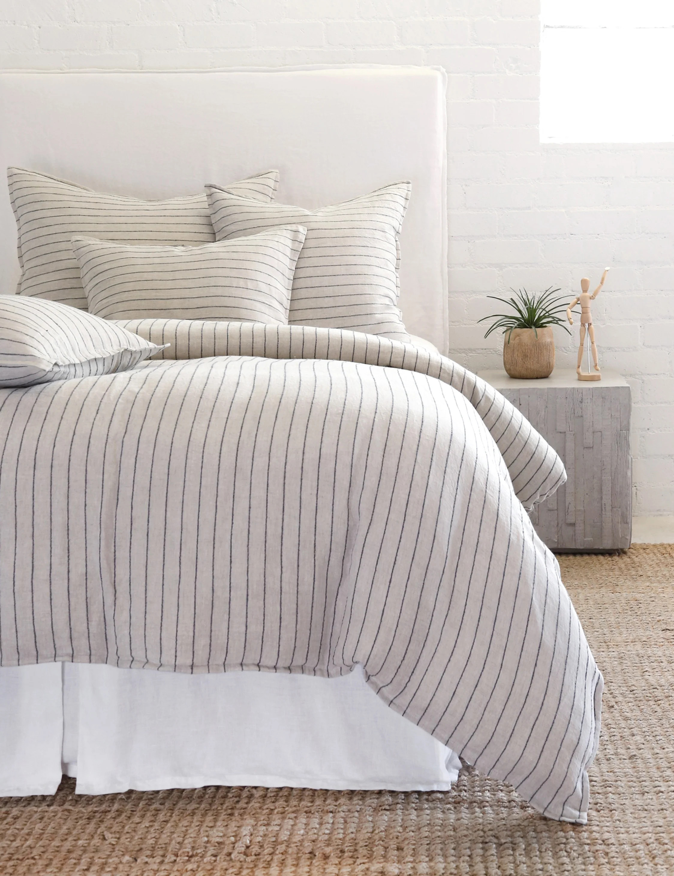 Blake Linen Duvet by Pom Pom at Home | Lulu and Georgia 