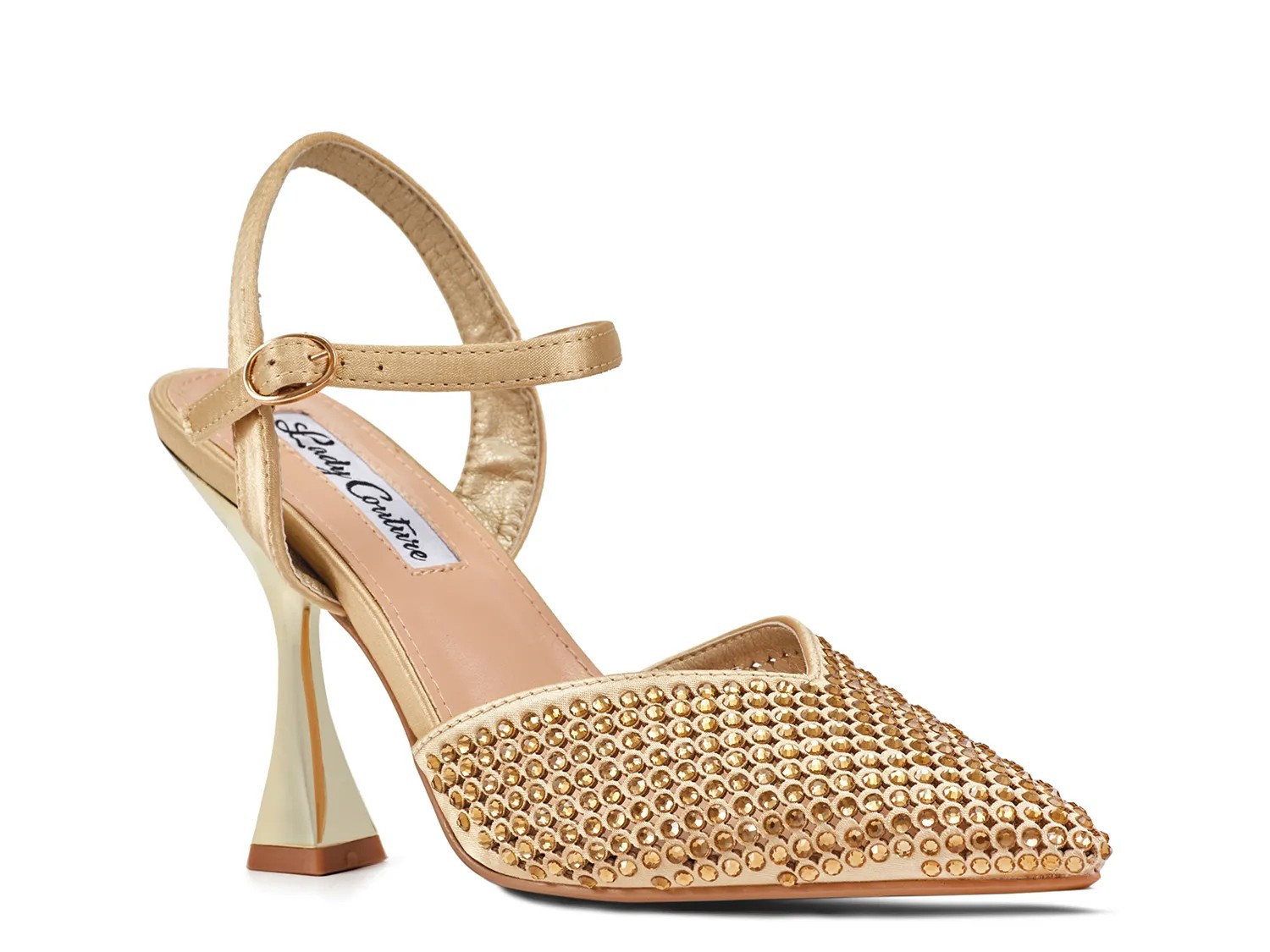 Lady Couture Tango Pump | Women's | Gold Metallic | Size 11 | Pumps | Ankle Strap | DSW