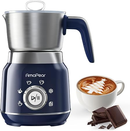 Milk Frother and Steamer, 6 in 1 Electric Foam Maker for Coffee, 16.9oz/500ml Milk Warmer for Lat... | Amazon (US)