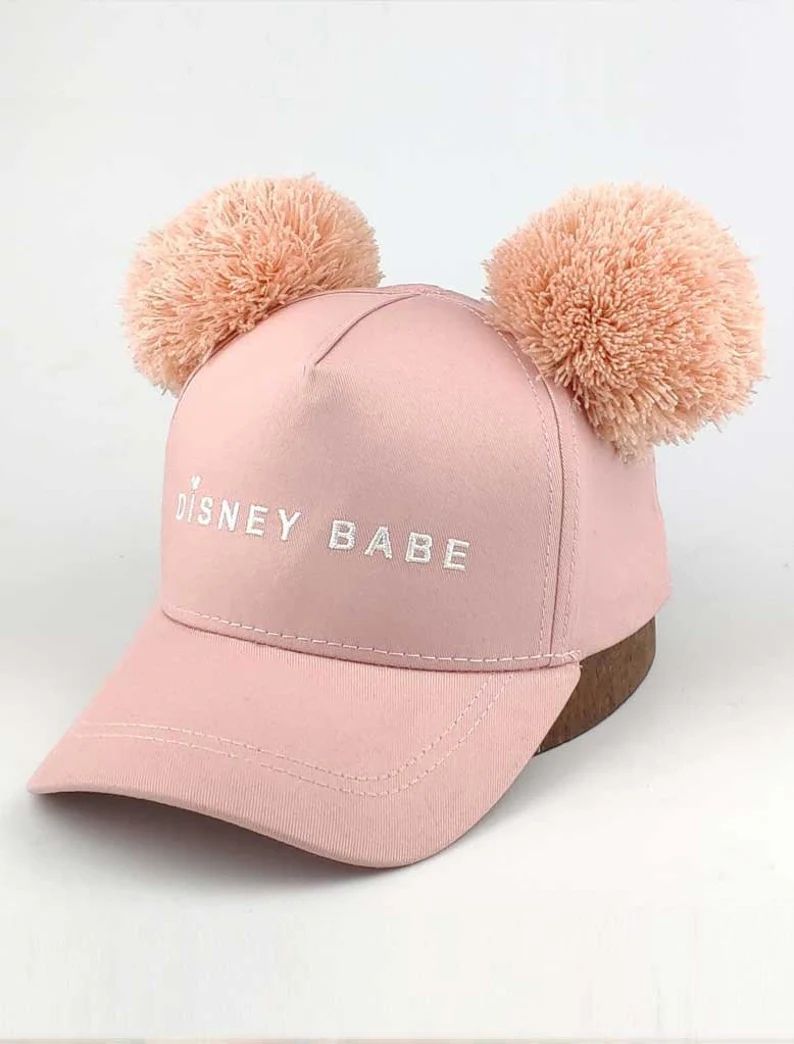 Disney Cute Pompom Hat. Disney Babe Hat. Perfect for Disney | Etsy | Etsy (US)