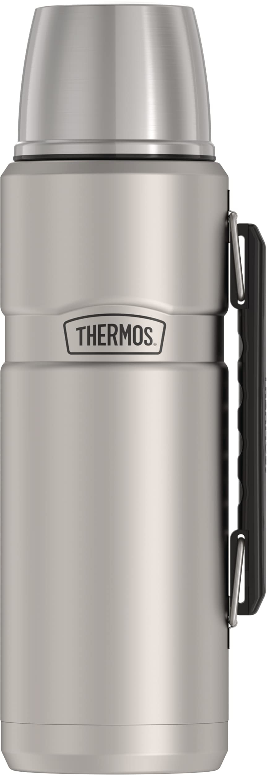 THERMOS Stainless King Vacuum-Insulated Beverage Bottle, 68 Ounce, Matte Steel | Amazon (US)