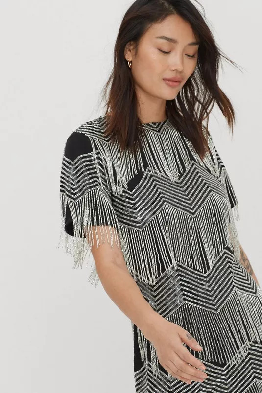 Icon Abstract Print Mini Dress | Nasty Gal (US)