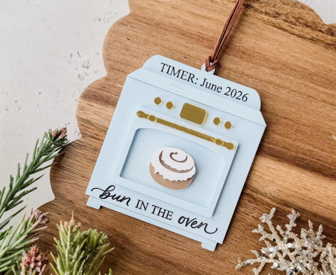 Pregnancy Announcement Christmas Ornament I Newborn Christmas L New Baby Christmas Decoration L B... | Etsy (US)