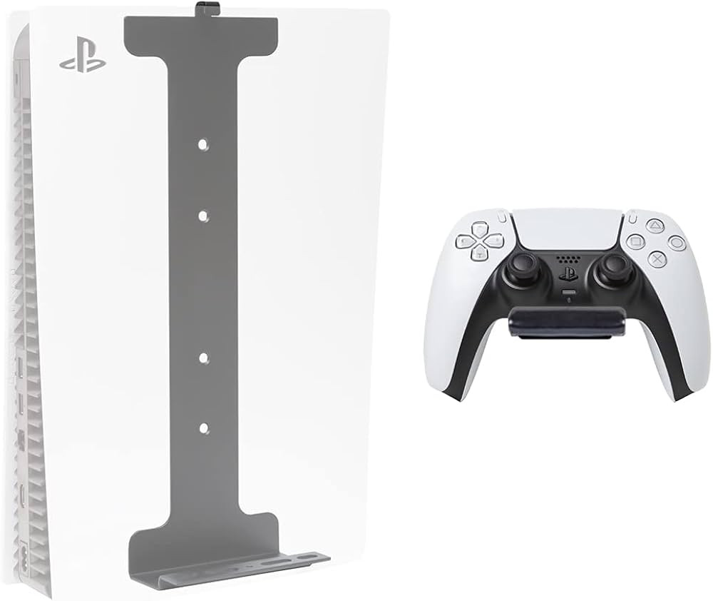 HIDEit Mounts - Wall Mount & Controller Bundle for PS5 - Includes Steel Wall Mount & Rubber Dippe... | Amazon (US)