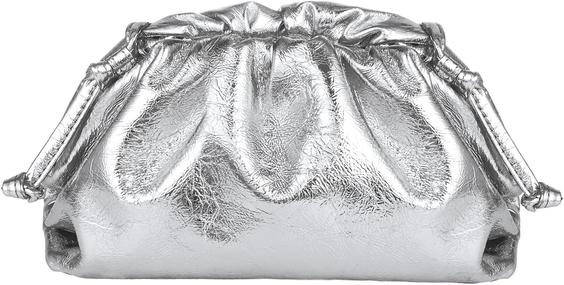 Bisadon Women's Dumpling Crossbody Bag Ruched Cloud Purse Evening Bag Sparkly Handbag Fashion Wal... | Amazon (US)