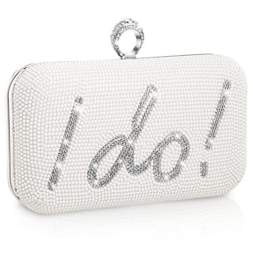 Kacctyen Christmas Mama Gift Rhinestone Clutch Bag Mama Clutch Purse Diamond Evening Bag Purse Embellished Rhinestone Box Bag(Classic Style) | Amazon (US)