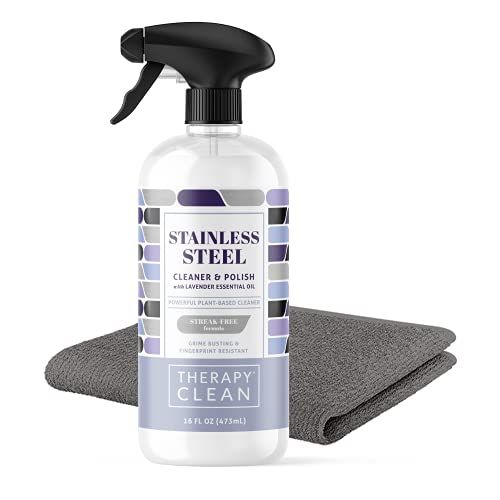 Therapy Stainless Steel Cleaner Kit | Plant-Based, Solvent-Free, Natural Essential Oils | Removes Fi | Amazon (US)