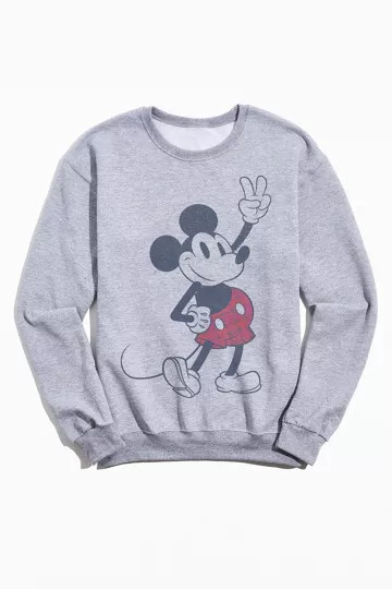 Classic Mickey Mouse Crew Neck Sweatshirt | Urban Outfitters (US and RoW)