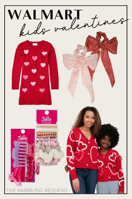 If you need any cute valentines clothing or hair accessories make sure to check out Walmart! They have the cutest girls stuff! Those scrunchies and hair clips are both $6 and under! 😍

#walmartpartner @walmart

#LTKSeasonal #LTKkids #LTKfindsunder50