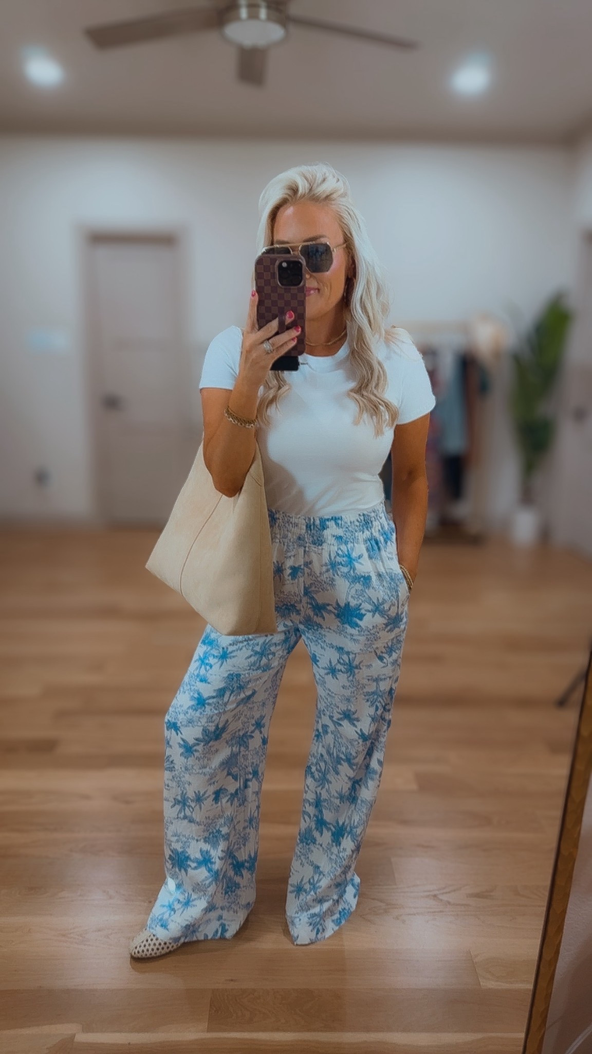 Target spring new arrivals 
Shirt Abercrombie - small 
Stretchy wide leg pants - small 