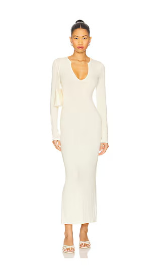 Vacanza Maxi Dress in Butter | Revolve Clothing (Global)