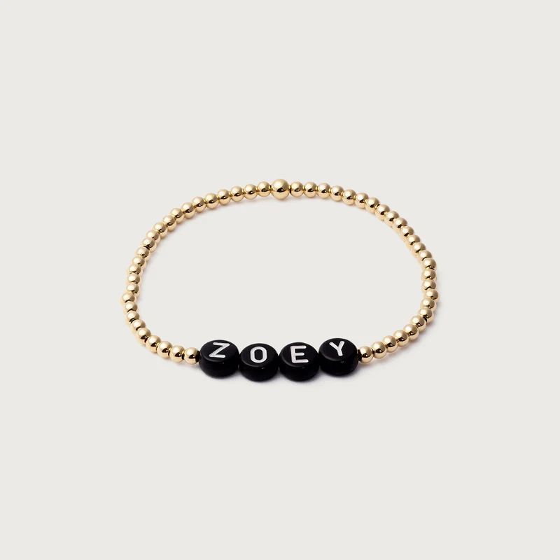 NAME BRACELET • BLACK | Erica Woolston