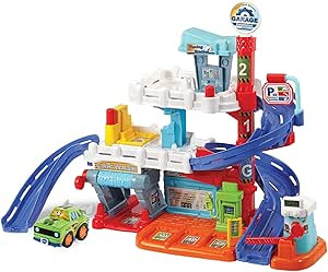 VTech Toot-Toot Drivers Fix & Fuel Garage, Car Tracks for Kids with Lights and Sounds, Musical To... | Amazon (UK)