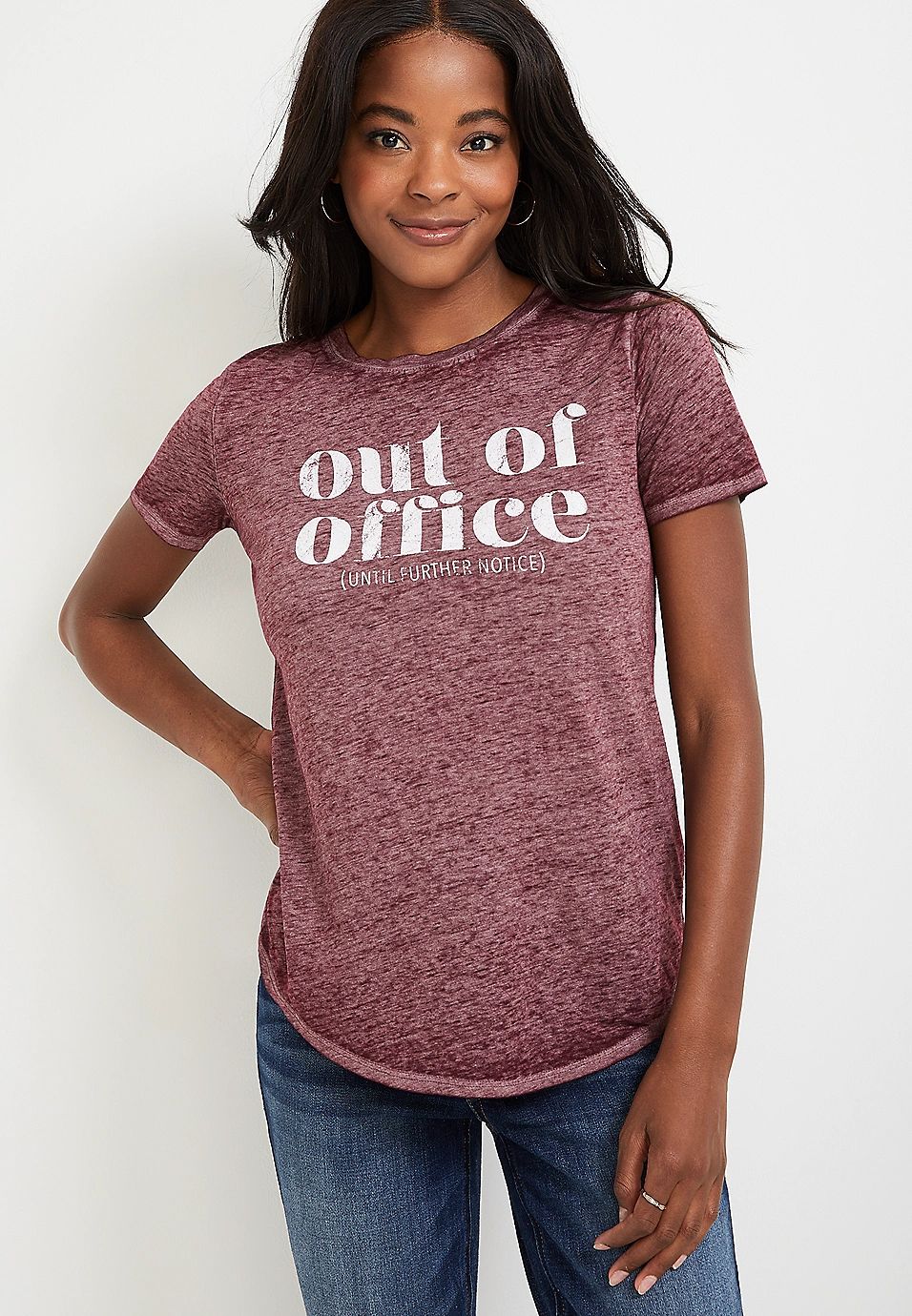 Out Of The Office Graphic Tee | Maurices