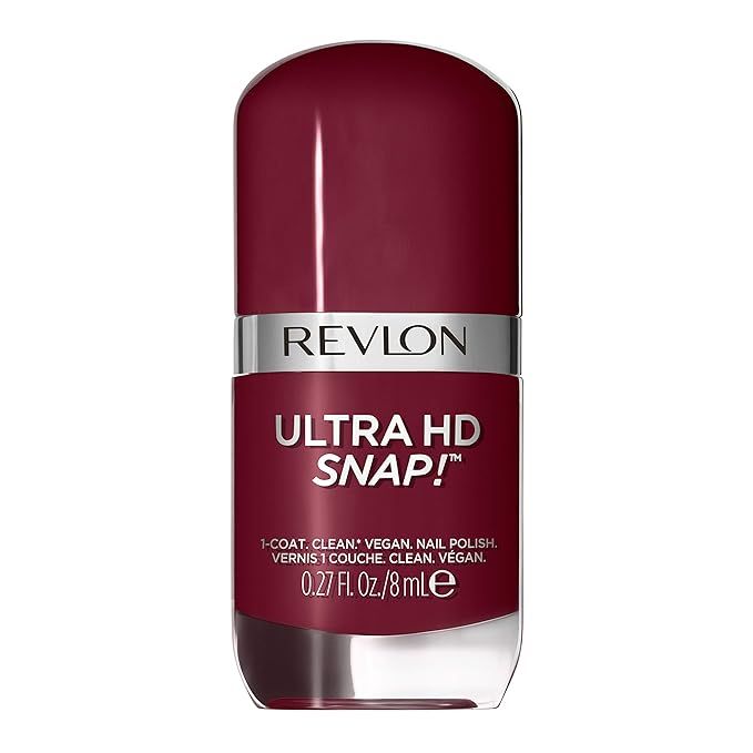 REVLON Ultra HD Snap Nail Polish, Glossy Nail Color, 100% Vegan Formula, No Base and Top Coat Nee... | Amazon (US)