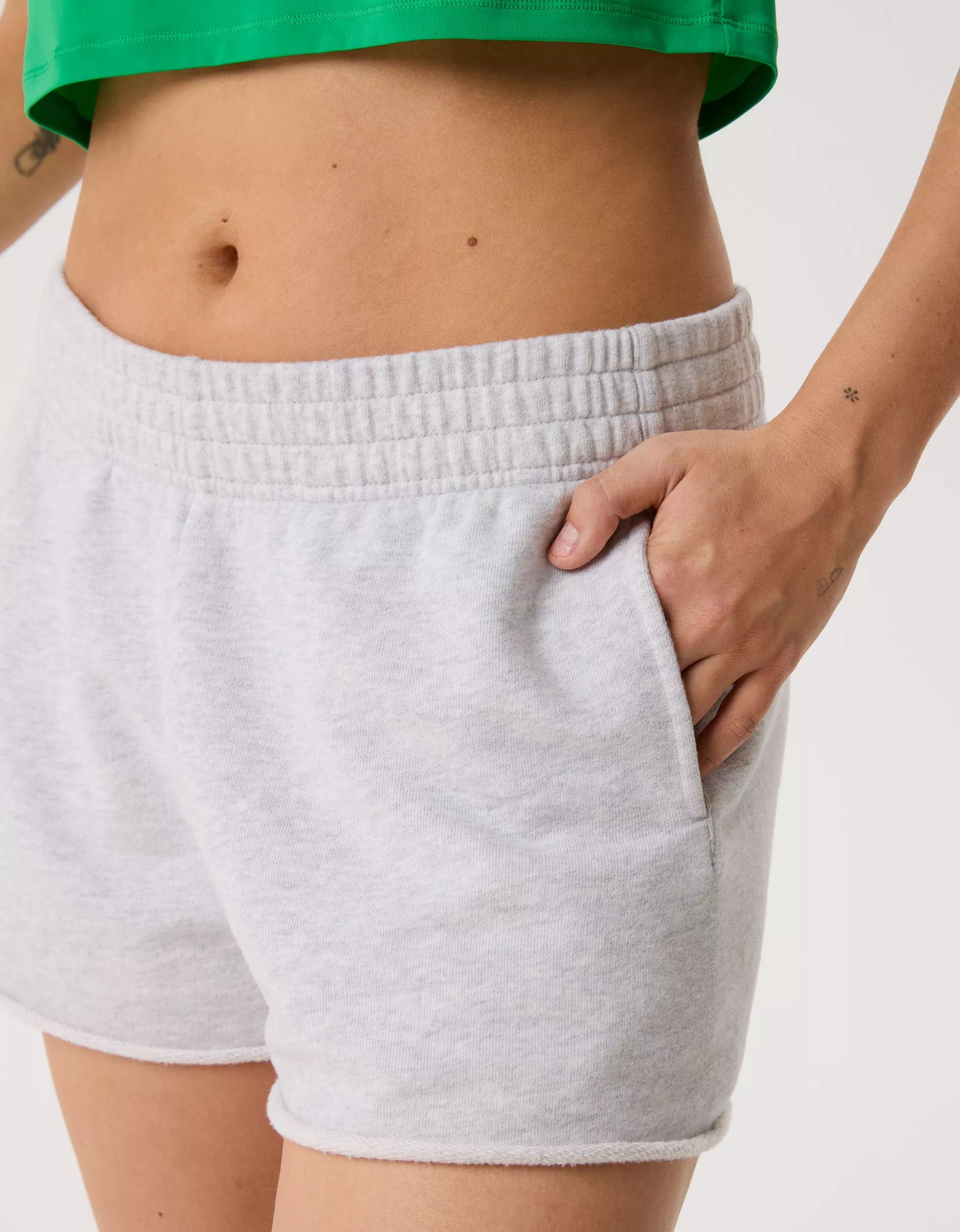 OFFLINE By Aerie Throw-Back Fleece Short | Aerie