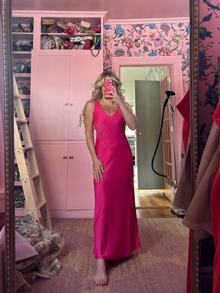 Walmart Fashion Try-on | Scoop V-Neck Slip Dress in Pink | Wearing size Small

#LTKfindsunder50 #LTKstyletip #LTKSeasonal