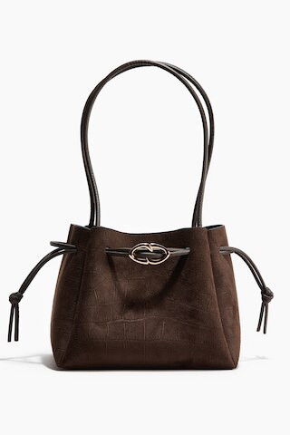 H & M - Shoulder Bag with Drawstring - Brown | H&M (US + CA)