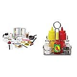 Melissa & Doug Star Diner Restaurant Play Set (Best for 3, 4, 5 Year Olds and Up) & Let's Play House | Amazon (US)