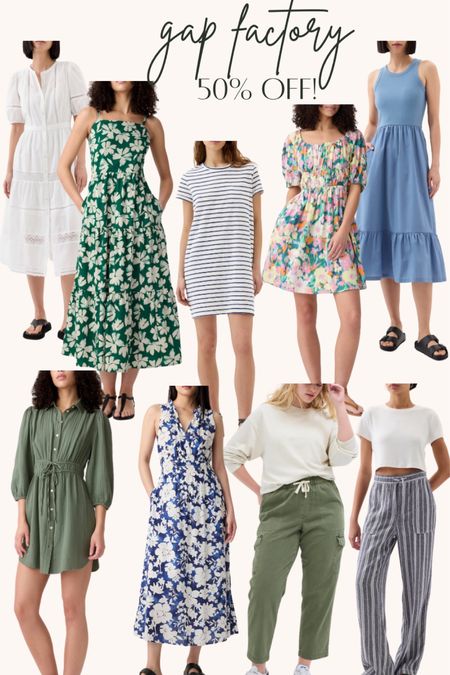 Gap Factory 50% OFF EVERYTHING!! #gap #dresses #springdresses #summerstyle 

#LTKstyletip #LTKfindsunder50 #LTKSeasonal