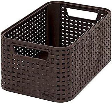 CURVER Style S - storage boxes & baskets (Storage basket, Brown, Rattan, Monotone, Bathroom, Bedr... | Amazon (UK)