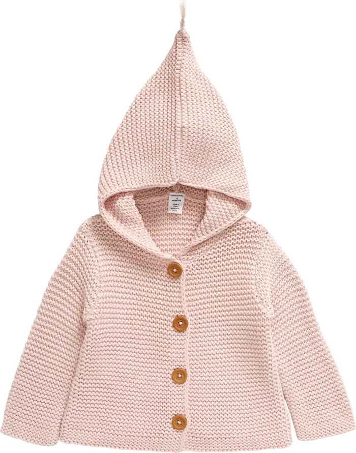 Baby Organic Cotton Hooded Cardigan | Nordstrom