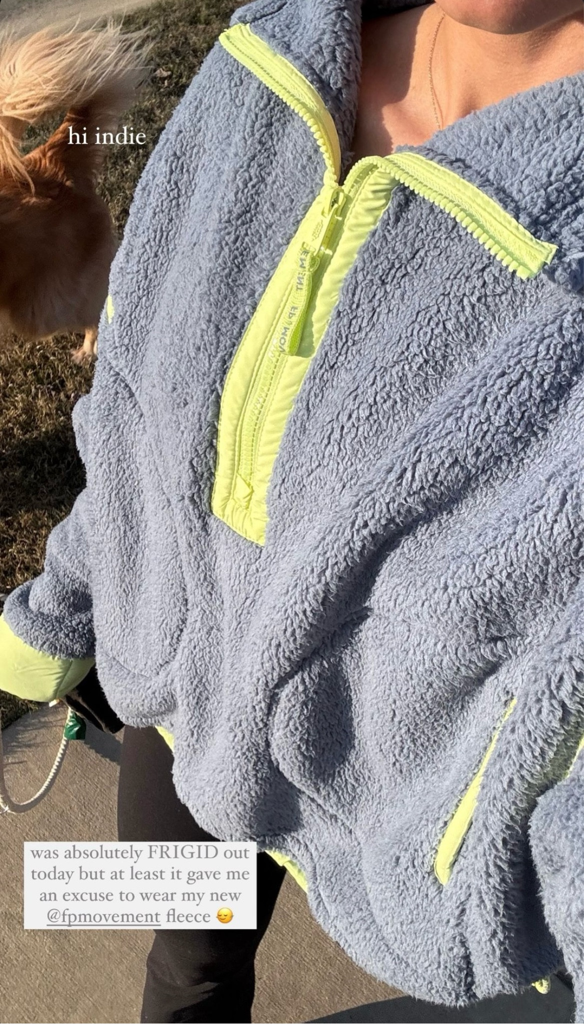 Free People Fleece
Lululemon leggings 

#LTKStyleTip #LTKSeasonal #LTKHoliday