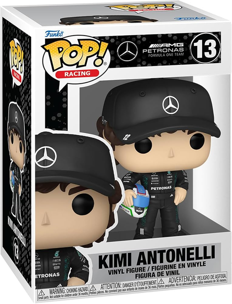 Funko Pop! Racing: Kimi Antonelli - Mercedes-Benz Racing - Collectable Vinyl Figure - Gift Idea -... | Amazon (US)