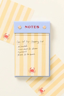 Papier x Anthropologie Chunky Fabric Notepad | Anthropologie (US)