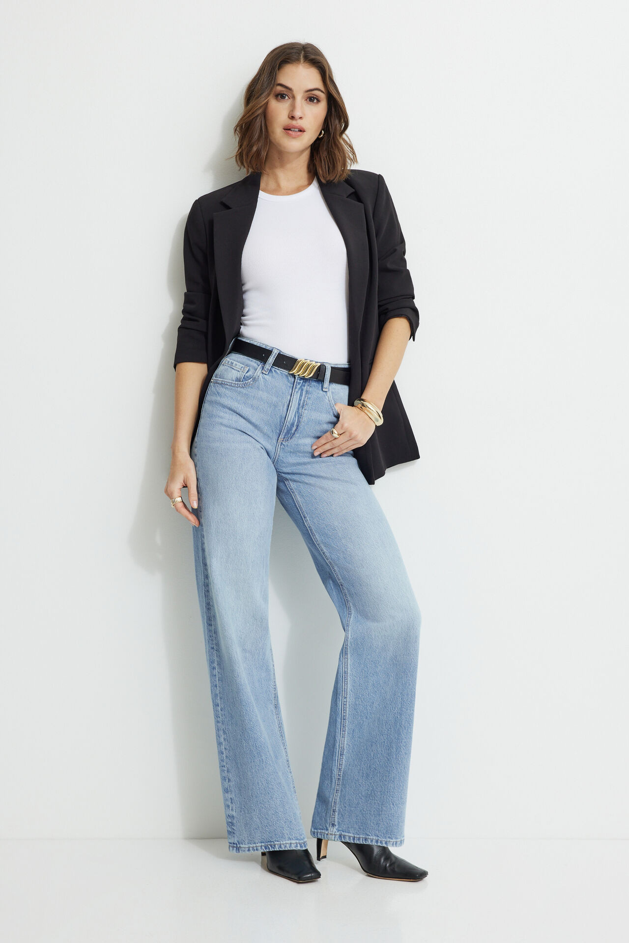 Heidi Wide Leg Jeans | Dynamite Clothing