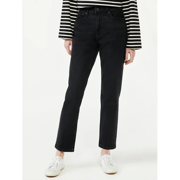 Free Assembly Women's Original 90's Straight Jeans - Walmart.com | Walmart (US)