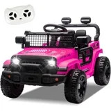 ThunderBolt 24V Ride on Electric Truck Car for Kids w/ Remote Control, 4 Wheel Suspension, USB, B... | Walmart (US)