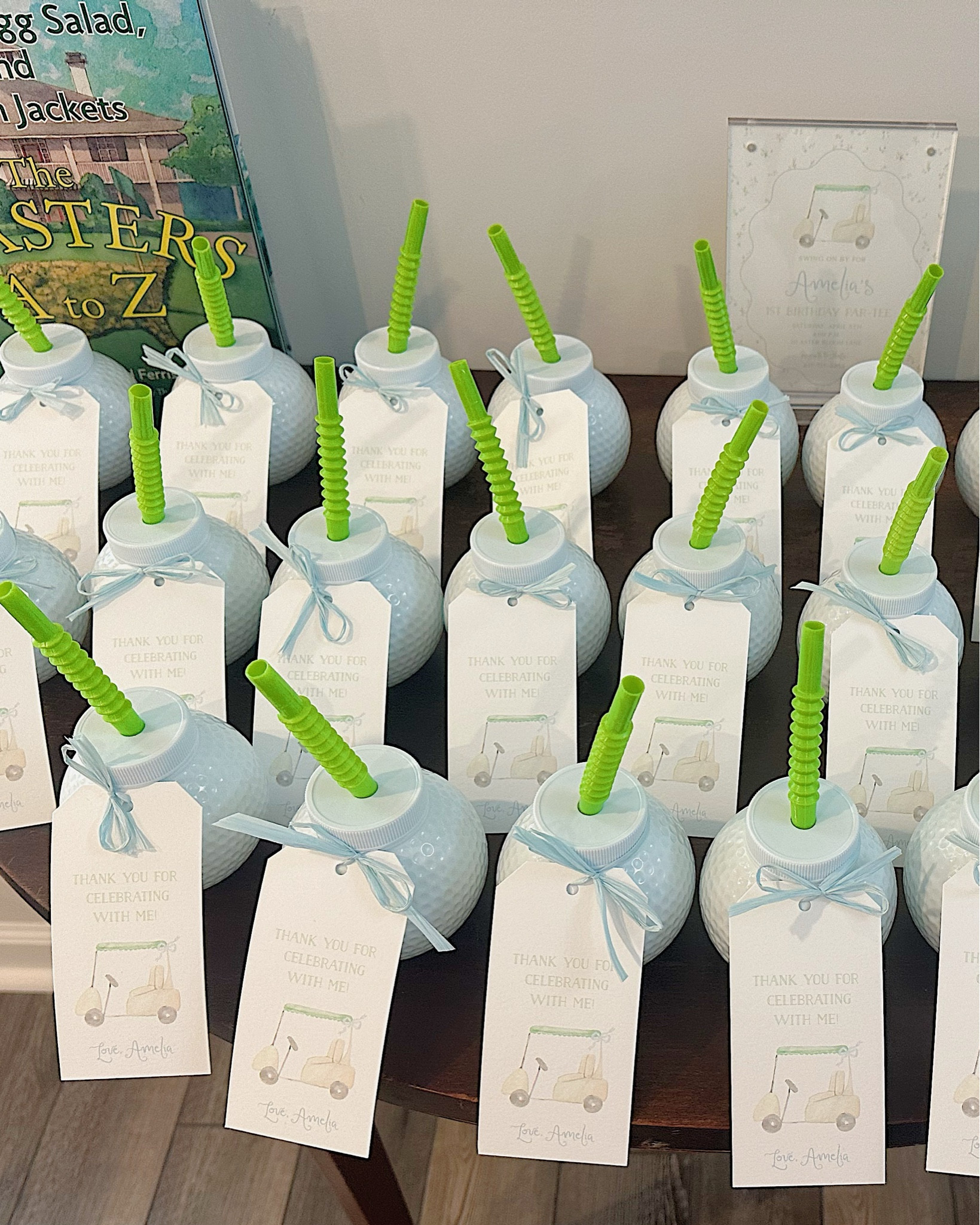 All of the details of the sweetest girly golf themed 1st birthday party for my baby girl! Last but not least…the favors and decor ⛳️

#LTKParties #LTKBaby #LTKHome