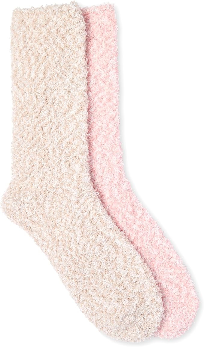 Martha Stewart Women's Marled 2 Pack Butter Crew - Warm, Comfy Sock, Gift for Women | Amazon (US)