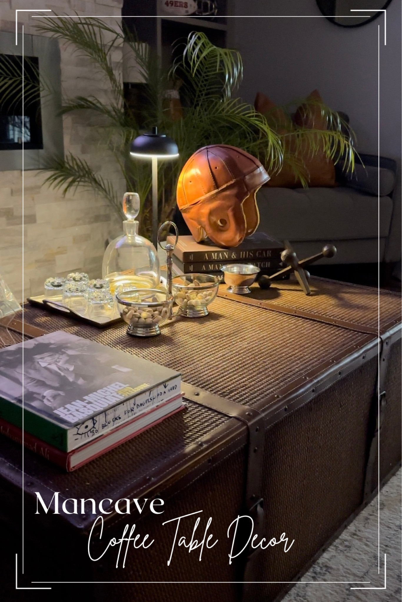 Mancave Coffee Table Decor | Vintage Inspired Decor | Lounge 

#LTKHome