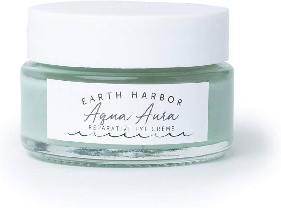 Earth Harbor | AQUA AURA Reparative Eye Creme | Renew & Nourish | Blue Tansy + Seaweed Collagen |... | Amazon (US)