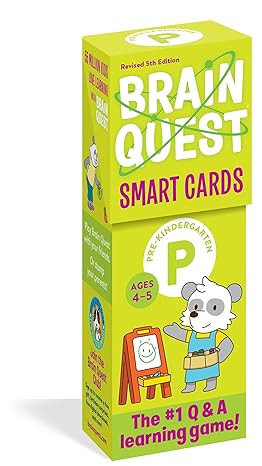 Brain Quest Pre-Kindergarten Smart Cards Revised 5th Edition (Brain Quest Smart Cards) | Amazon (US)