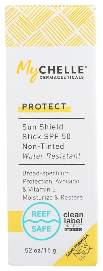 MyCHELLE Dermaceuticals Sun Protection Sun Shield Stick Spf 50 Non Tinted, Vegan, Cruelty Free, N... | Amazon (US)