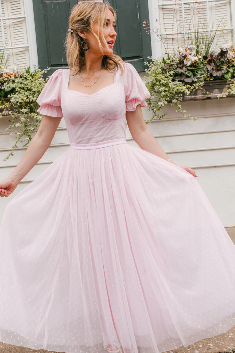 Ballerina Dress in Baby Pink | Ivy City Co